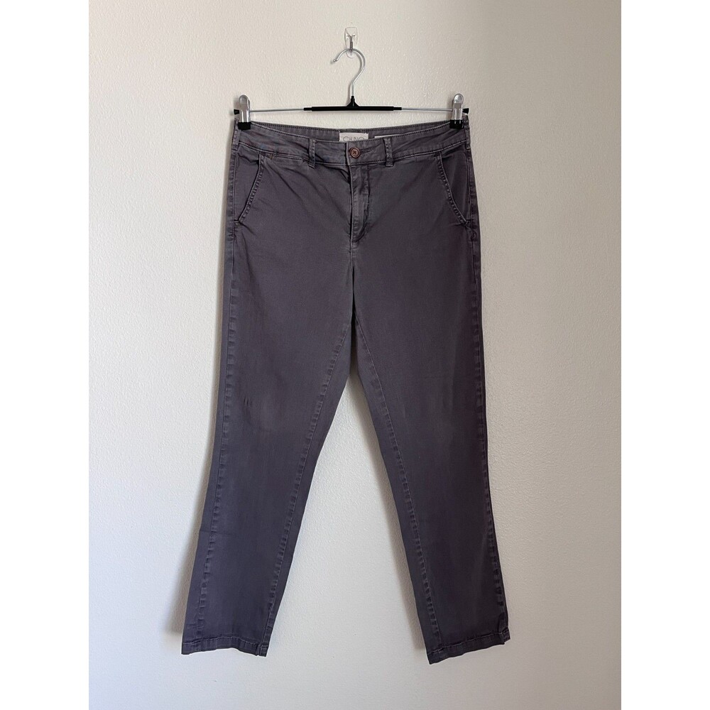 by Anthropologie Relaxed Chino Pants in Charcoal (Gray) Size 29